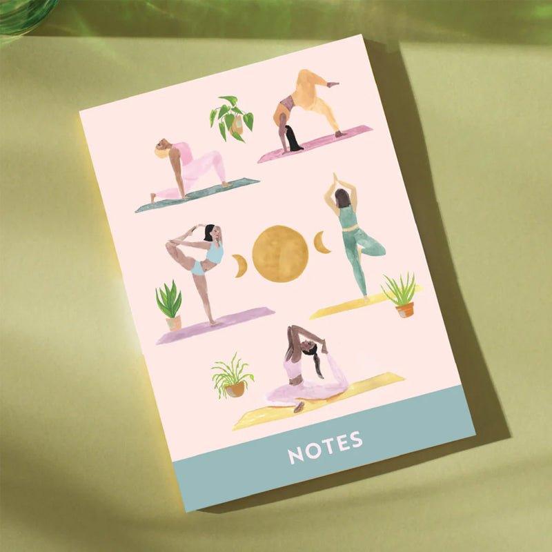 Many Yoga Poses Notebook - A5 - Waha Lifestyle