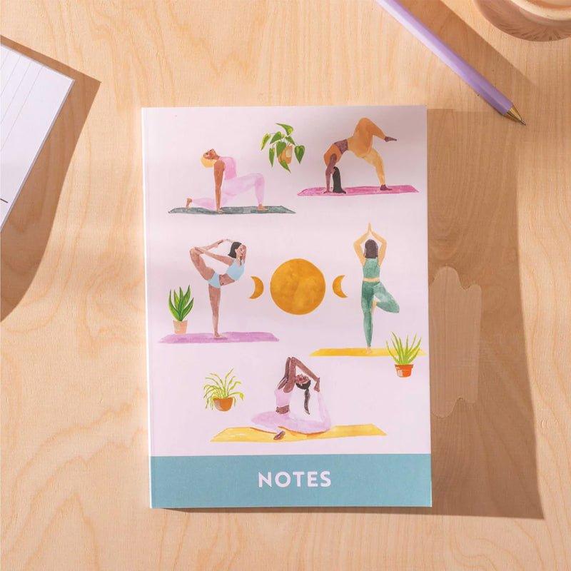 Many Yoga Poses Notebook - A5 - Waha Lifestyle