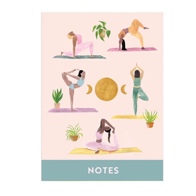 Many Yoga Poses Notebook - A5 - Waha Lifestyle