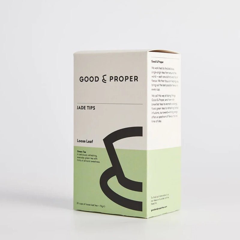 GOOD &amp; PROPER TEA Mao Jian Jade Tips Loose Leaf Green Tea - 75g - Waha Lifestyle