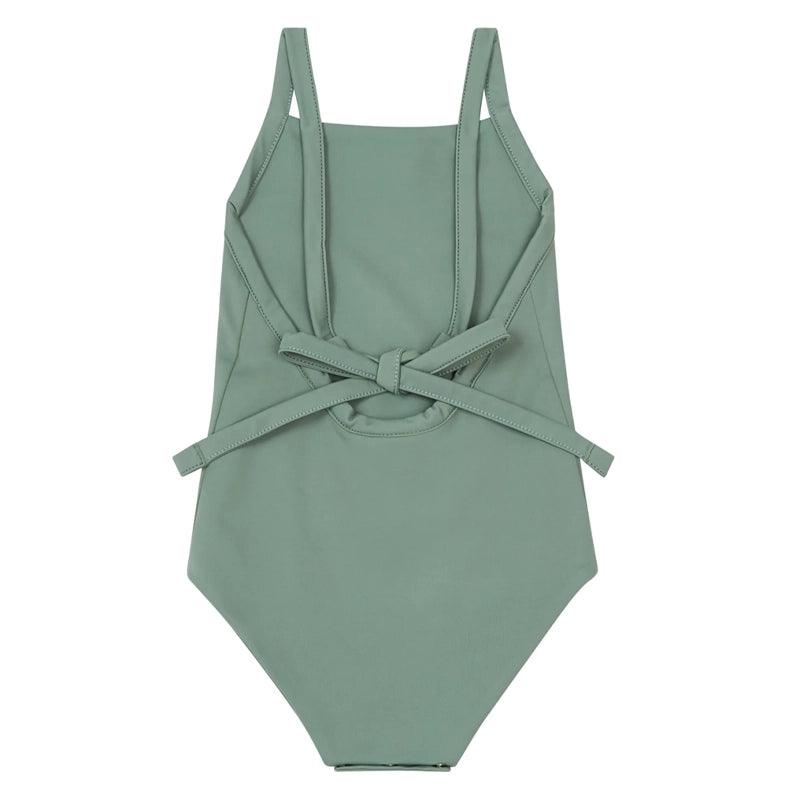 Mara Girls Swimsuit with Adjustable Straps - Moss - Waha Lifestyle