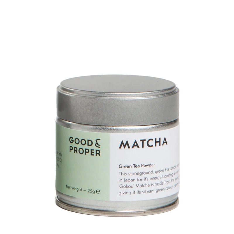 GOOD &amp; PROPER TEA Matcha Ceremonial Grade Green Tea Powder - 25g - Waha Lifestyle