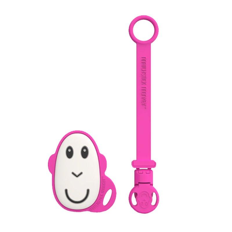 Matchstick Monkey Flat Face Teether &amp; Soother Clip - Waha Lifestyle