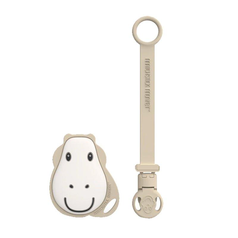 Matchstick Monkey Flat Face Teether &amp; Soother Clip - Waha Lifestyle