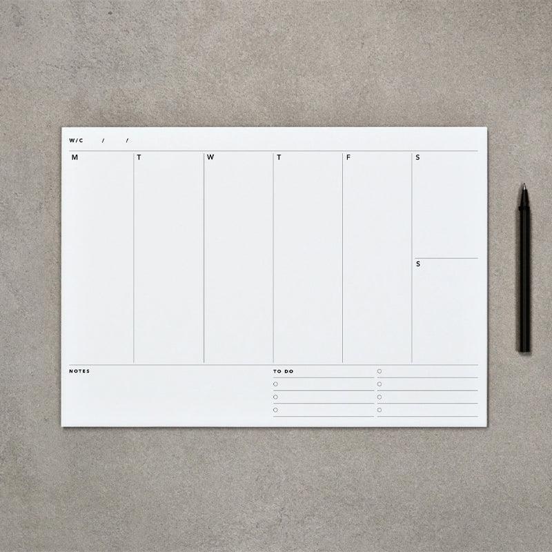 Matere Weekly Planner A4 Desk Pad - Waha Lifestyle