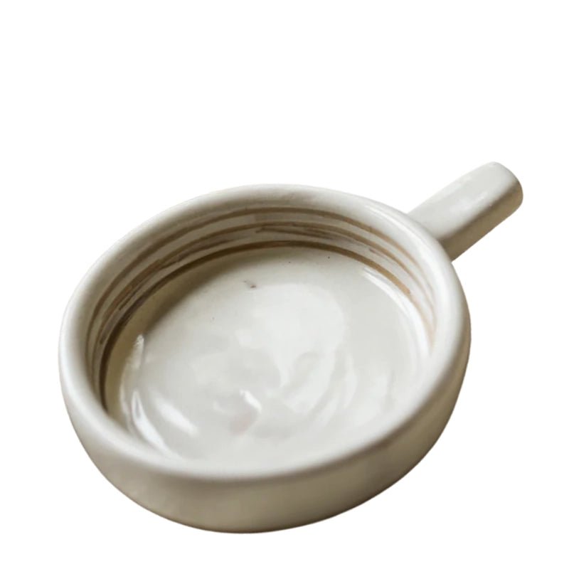 Hand-painted Ceramic Breton Stripe Olive Dish