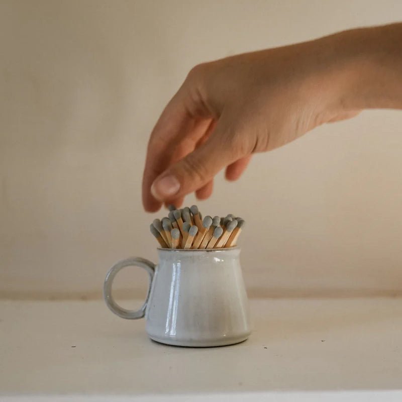 MEANWHILE Handmade Ceramic Match Striker Holder Pot in Kuwait - Waha Lifestyle