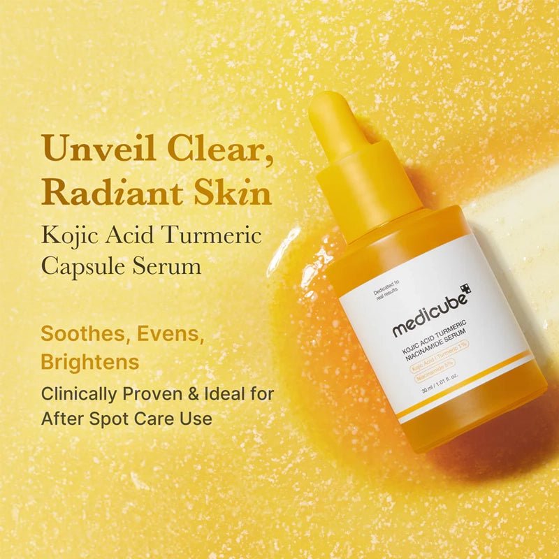 Kojic Acid Turmeric Niacinamide Glow &amp; Brightening Serum - 30ml