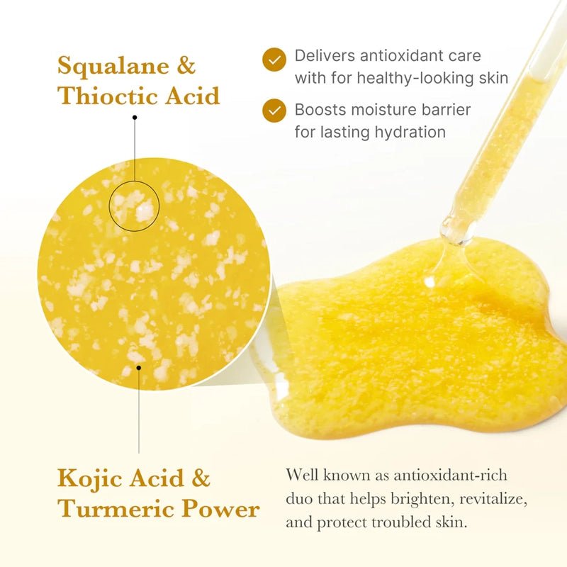 Kojic Acid Turmeric Niacinamide Glow &amp; Brightening Serum - 30ml