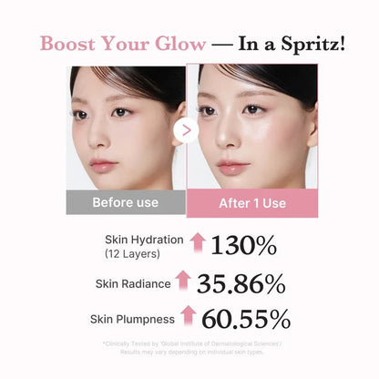PDRN Pink Collagen Glow Jelly Mist Serum - 100ml