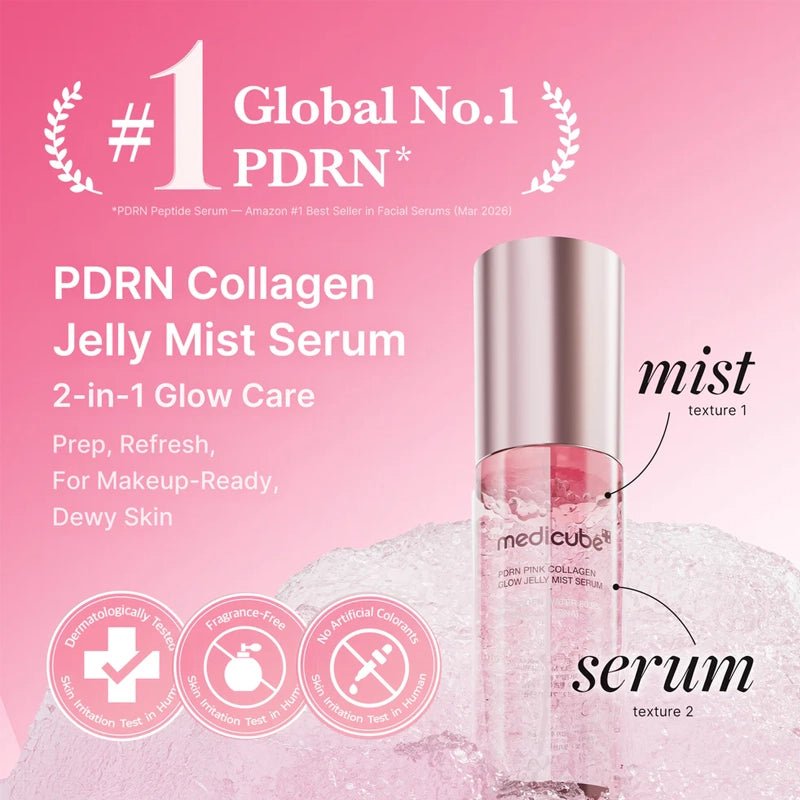 PDRN Pink Collagen Glow Jelly Mist Serum - 100ml