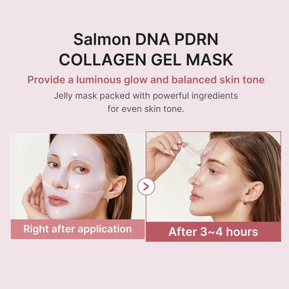 PDRN Pink Collagen Jelly Gel Mask for Hydration, Firming &amp; Glow - 28g