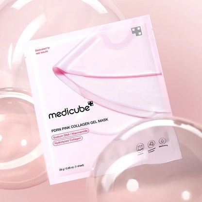 PDRN Pink Collagen Jelly Gel Mask for Hydration, Firming &amp; Glow - 28g