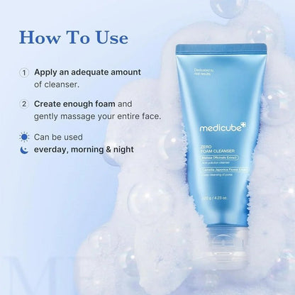 Zero Foam Daily Pore Care Facial Cleanser - 120ml