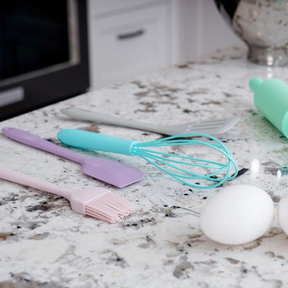 Kids Silicone Mini Baking Tools Set for Little Chefs - 5pcs