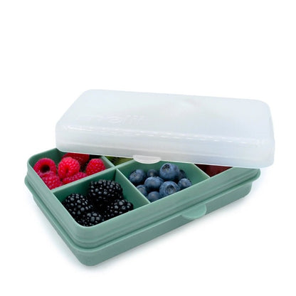 Kids Snackle Mini Box with 6 Compartments &amp; Lid