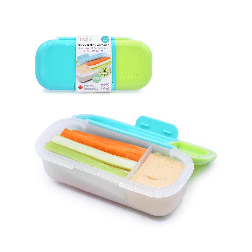 MELII Leakproof Snack &amp; Dip Container for Kids Lunch Boxes in Kuwait - Waha Lifestyle
