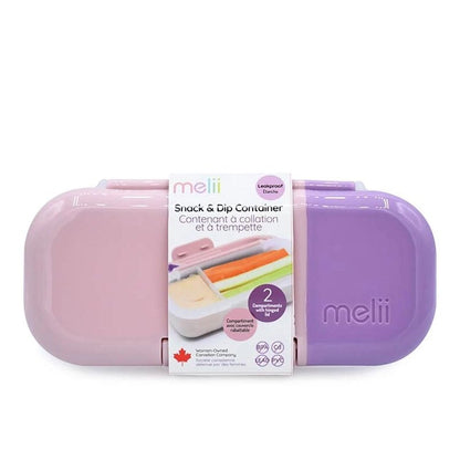 Leakproof Snack &amp; Dip Container for Kids Lunch Boxes