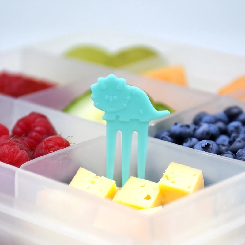 Reusable Food Picks with Animal Designs - Set of 6