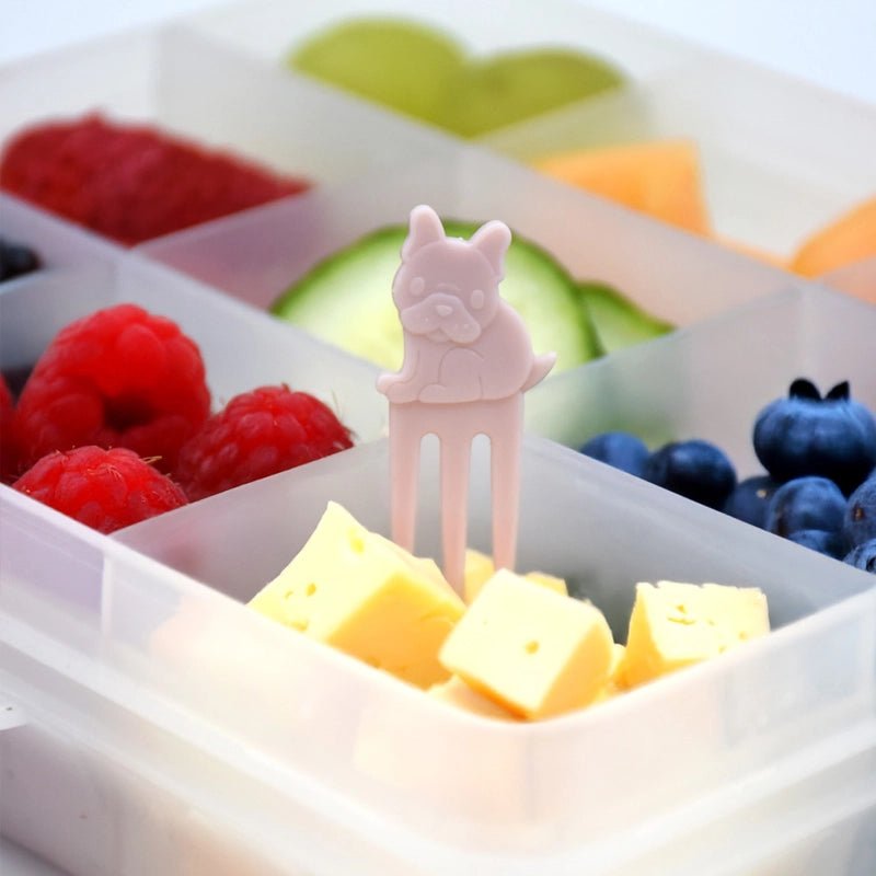 Reusable Food Picks with Animal Designs - Set of 6