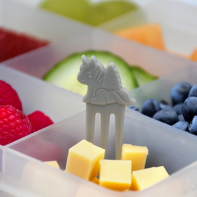 Reusable Food Picks with Animal Designs - Set of 6