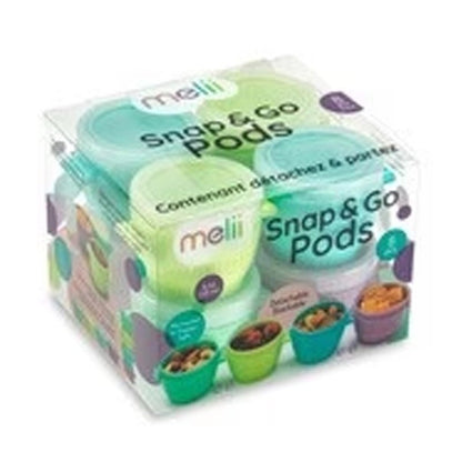 Snap &amp; Go Pods Baby Food Freezer Containers – Set of 4