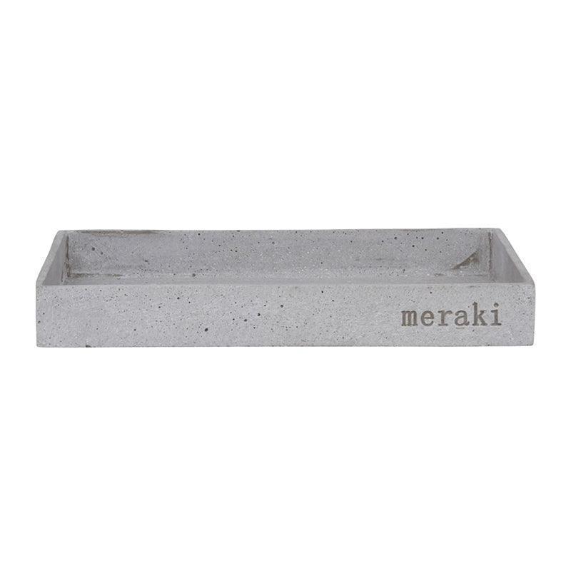 Meraki Powdered Stone Tray - Gray - Waha Lifestyle