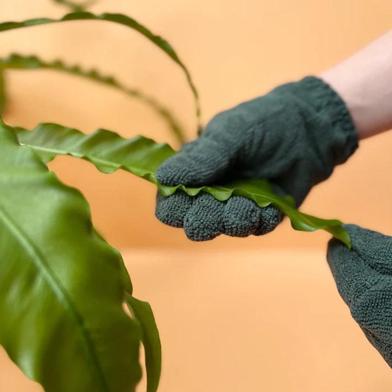 Microfiber Leaf &amp; Plant Cleaning Gloves - Waha Lifestyle