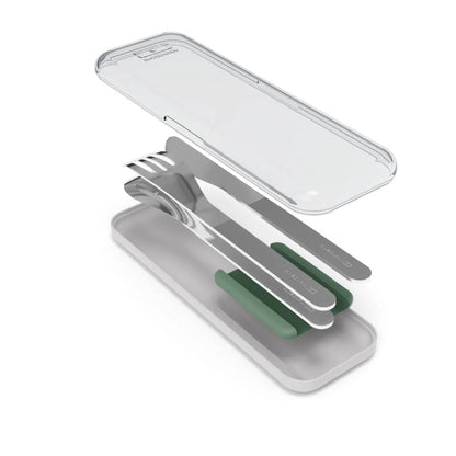 MONBENTO Stainless steel Slim Pocket Cutlery Set - 3pcs in Kuwait - Waha Lifestyle