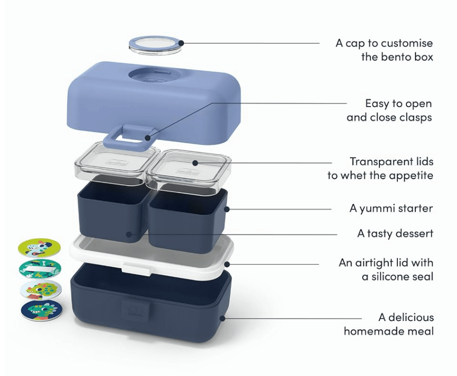 MONBENTO Tresor kids Lunch Box in Kuwait - Waha Lifestyle
