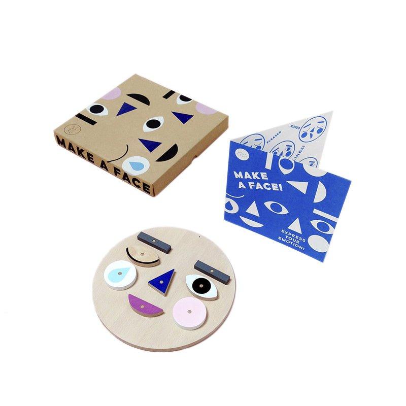 Moon Picnic Make a Face Wooden Educational Toy - Waha Lifestyle