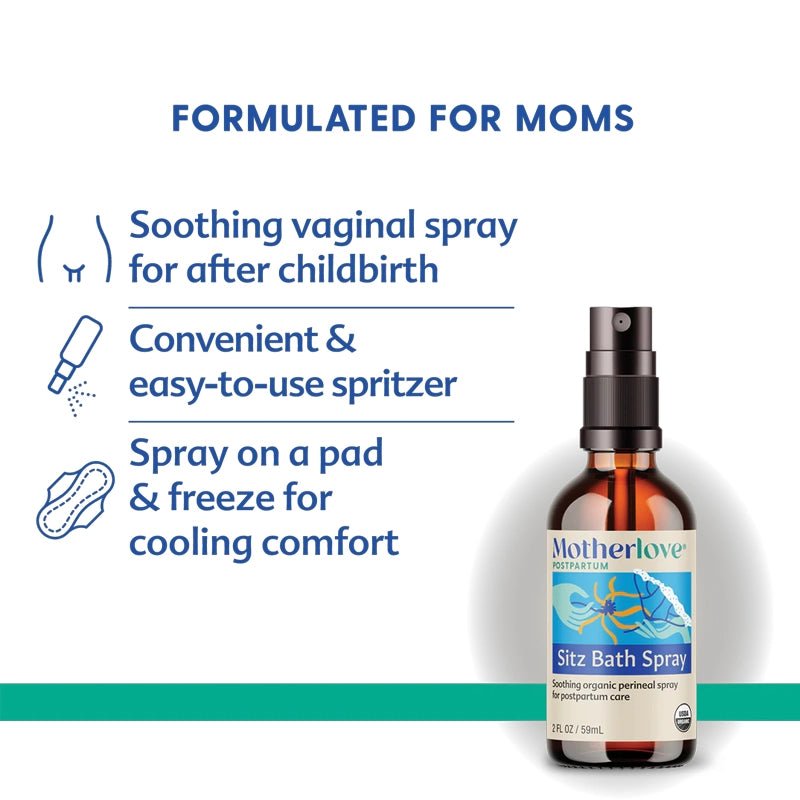 Postpartum Sitz Bath Spray – Soothing Perineal Relief (59 ml)