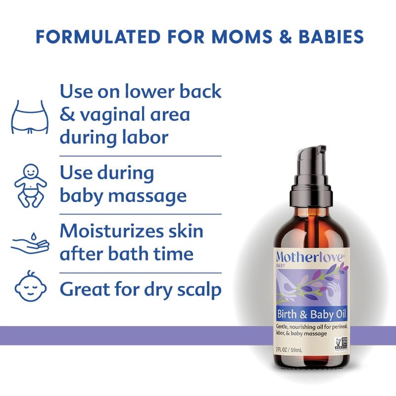 Gentle Birth &amp; Baby Lavender-Infused Nourishing Oil - 59ml
