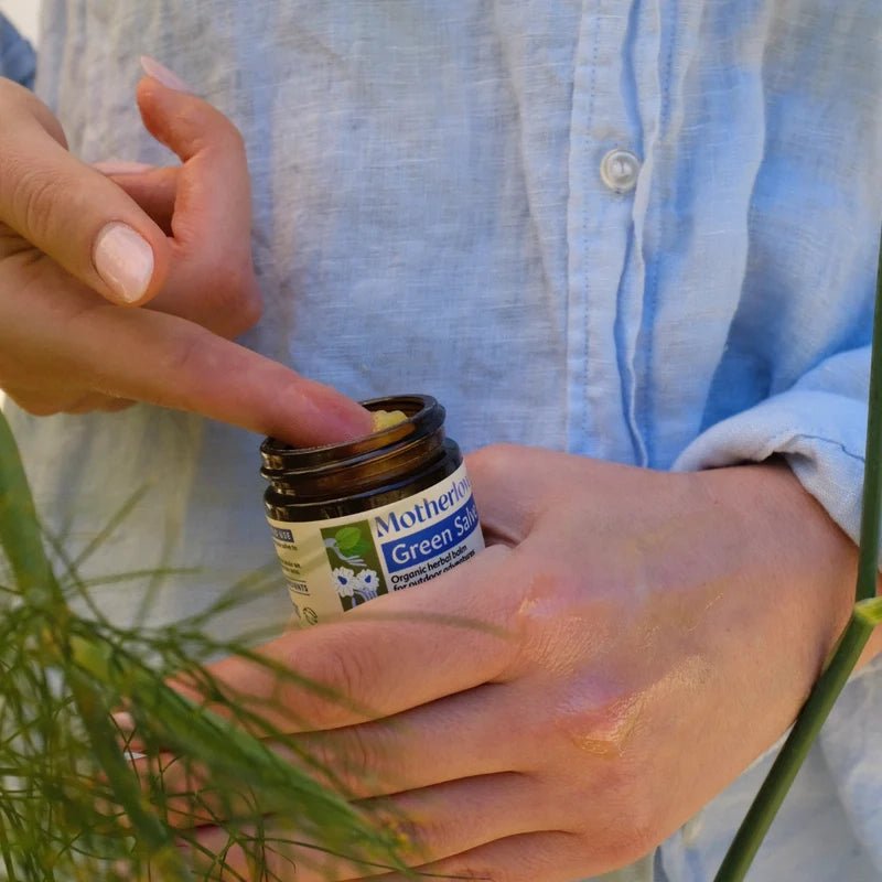Green Salve Organic Herbal Balm for Outdoor Skin Care - 29.5ml
