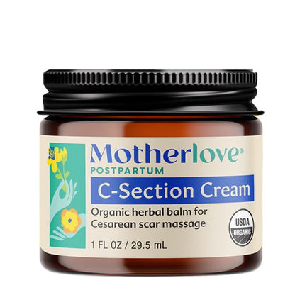 Organic Herbal C-Section Cream for Scar Massage – 29.5 ml