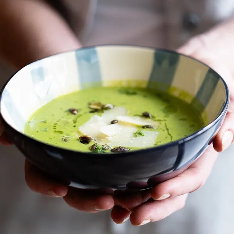 Handmade Ceramic Pasta/Salad Nourish Bowl