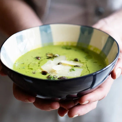 Handmade Ceramic Pasta/Salad Nourish Bowl