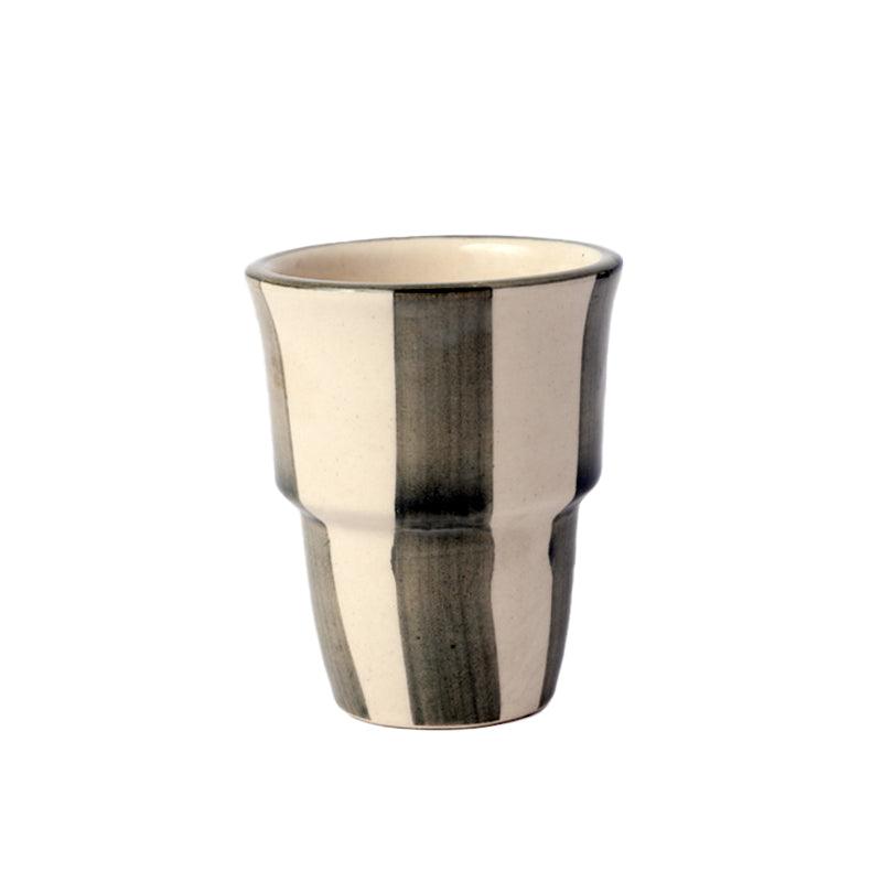 MW Home Washed Stripe Coffee Beaker - Waha Lifestyle