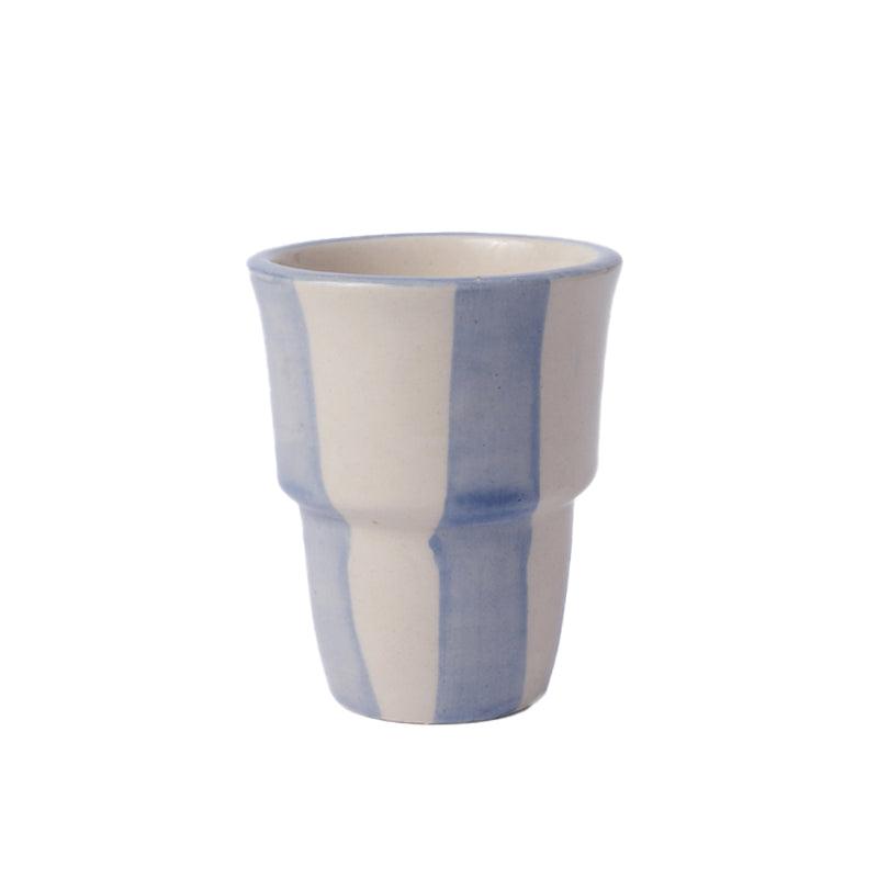 MW Home Washed Stripe Coffee Beaker - Waha Lifestyle