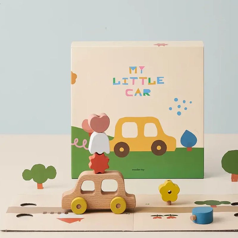 My Little Wooden Toy Car for Emotional Learning - Waha Lifestyle