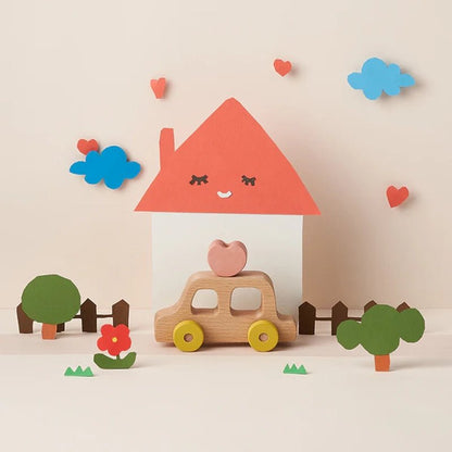 My Little Wooden Toy Car for Emotional Learning - Waha Lifestyle