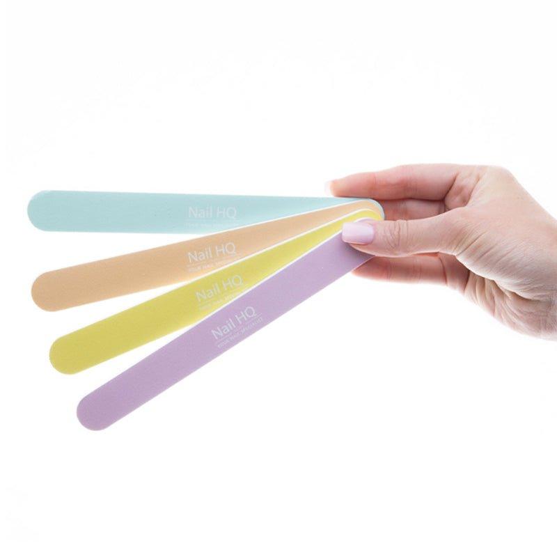 Nail HQ Coloured Nail File - 4 Pcs - Waha Lifestyle