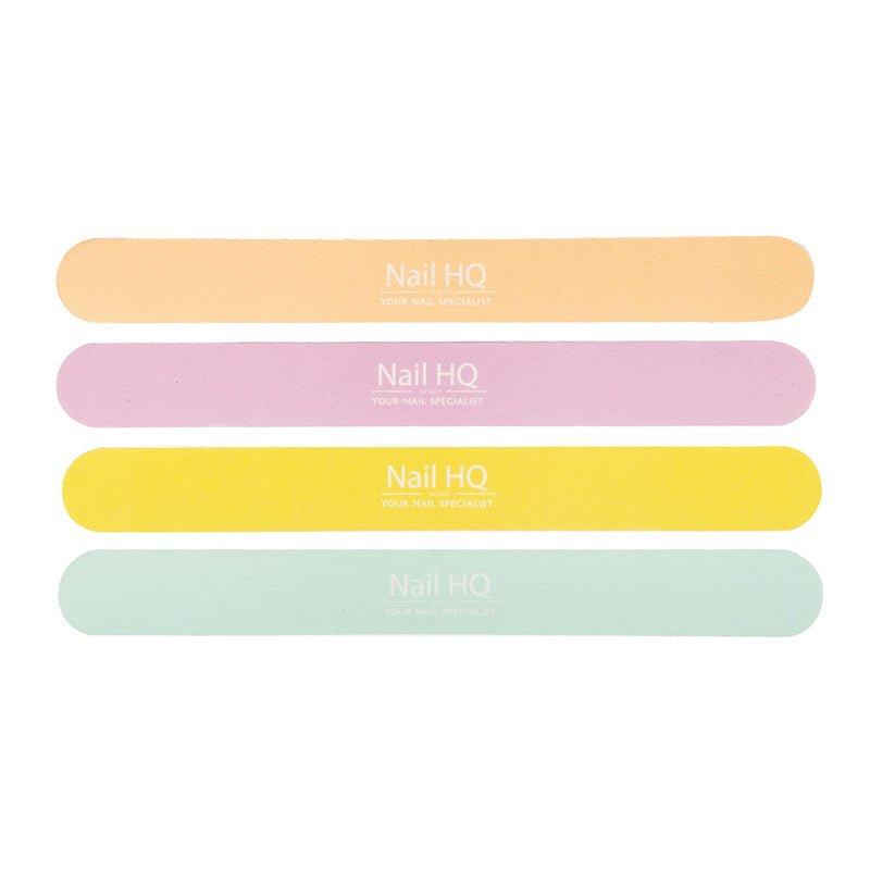 Nail HQ Coloured Nail File - 4 Pcs - Waha Lifestyle