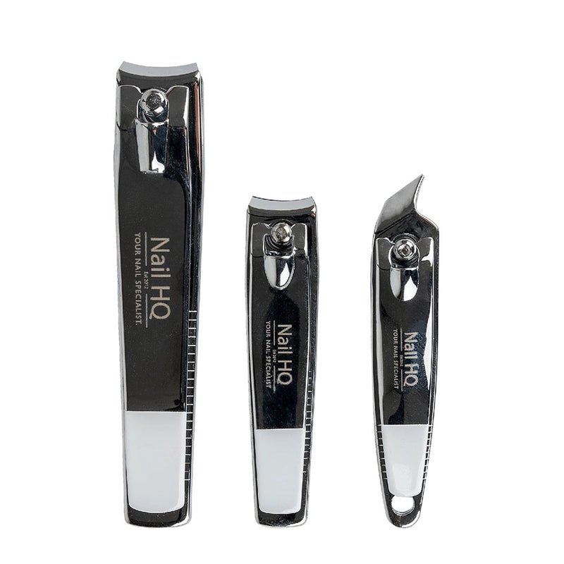 Stainless Steel Nail Clipper &amp; Cuticle Set - 3pcs