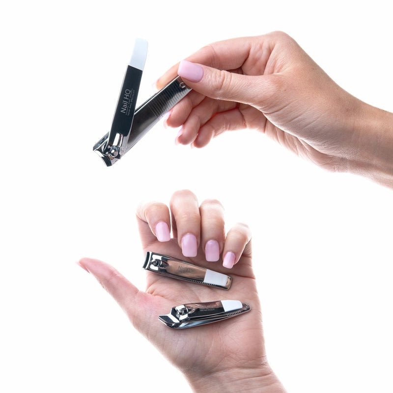 Stainless Steel Nail Clipper &amp; Cuticle Set - 3pcs