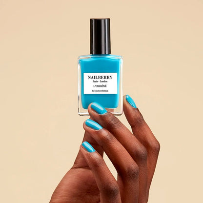 Santorini Turquoise Opaque Breathable Vegan Nail Polish  - 15ml