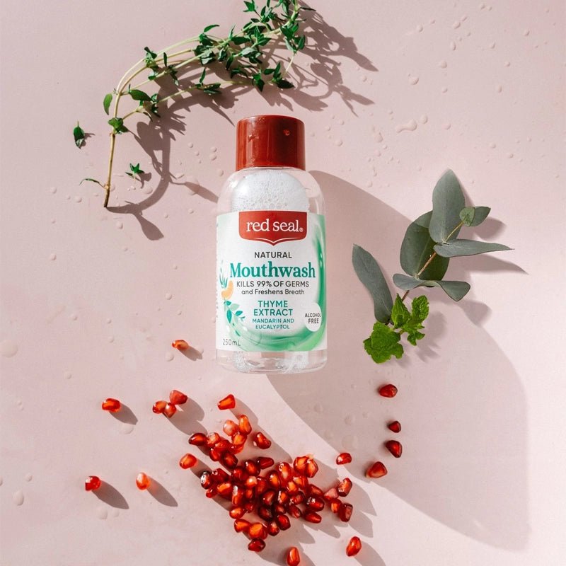 Natural Thyme Extract Mouthwash with Mandarin &amp; Eucalyptol Flavor - Waha Lifestyle