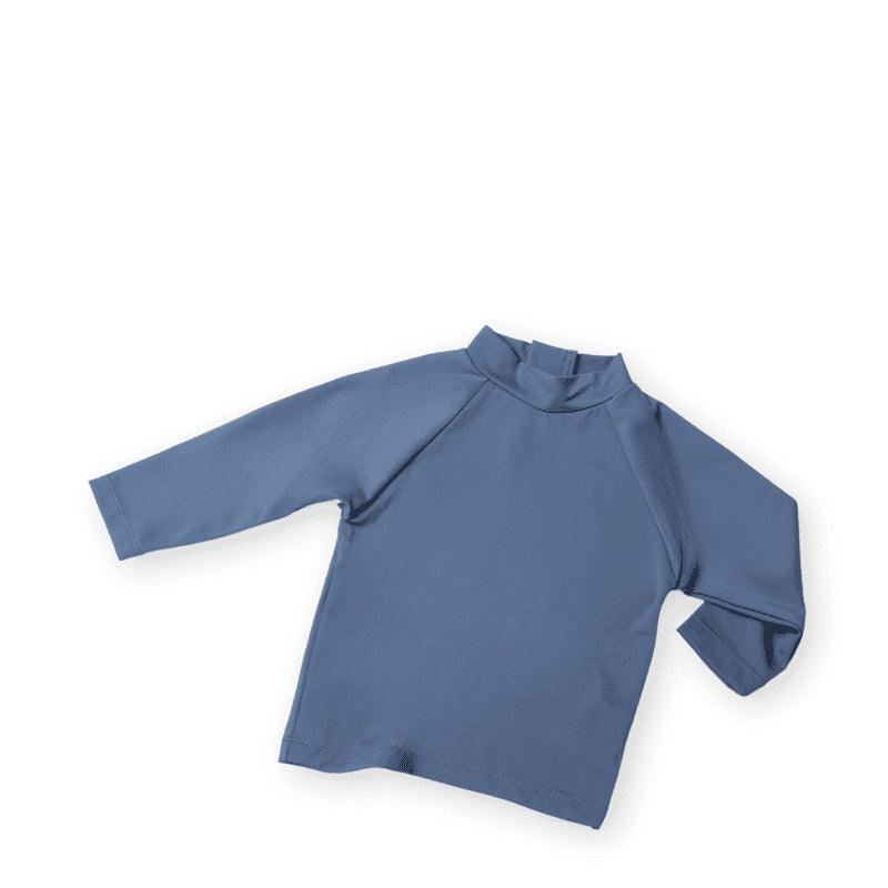 Nella Kids Rash Shirt With High Neck &amp; Full Sleeves - Unisex - Mineral - Waha Lifestyle