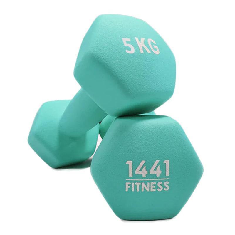 Neoprene Dumbbells Set - 5kg - Waha Lifestyle