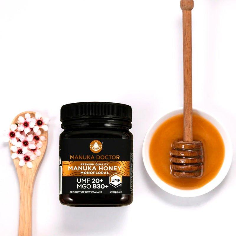 New Zealand Manuka Honey Monofloral UMF+20 - 250g + Free Gift - Waha Lifestyle